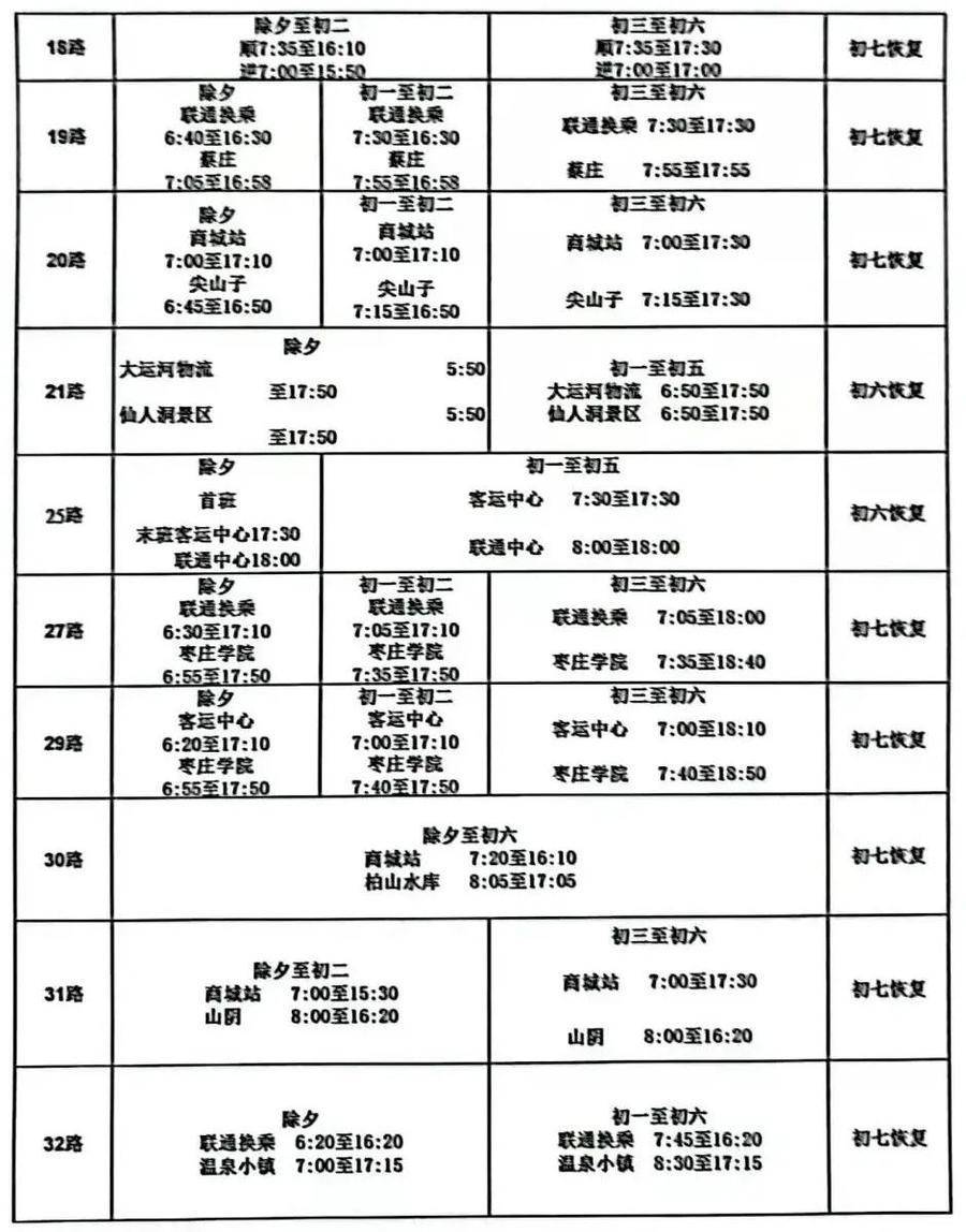 棗莊BRT最新時刻表詳解及最新動態更新通知